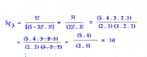 binomial coefficients determined by formula