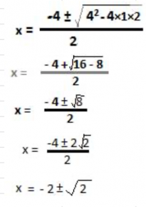 the quadratic formula